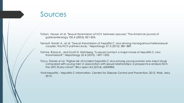 hepatitis c and sexual transmission Abou the penis